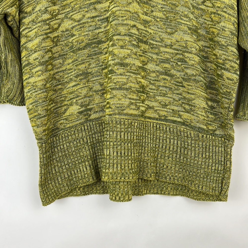 212 NEW YORK sweater shirt heathered green dolman 1/2 sleeve (size unkno… - Picture 2 of 6